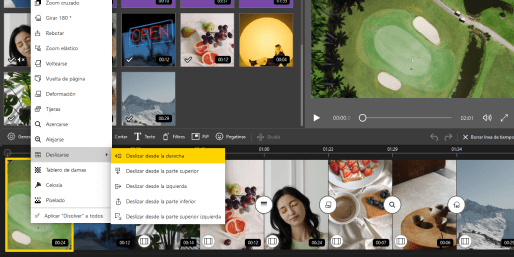 Transiciones de lujo