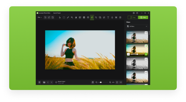Editor de fotos sencillo
