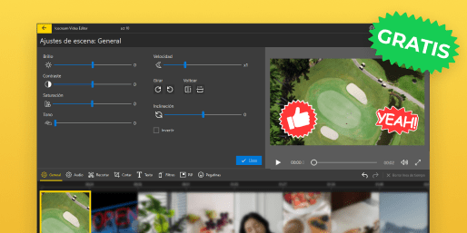 Editor de videos gratis